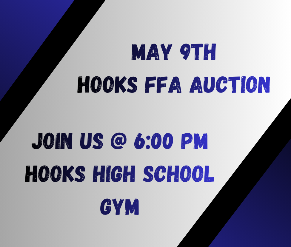 Going Once, Going Twice: Hooks FFA Annual Auction Returns May 9