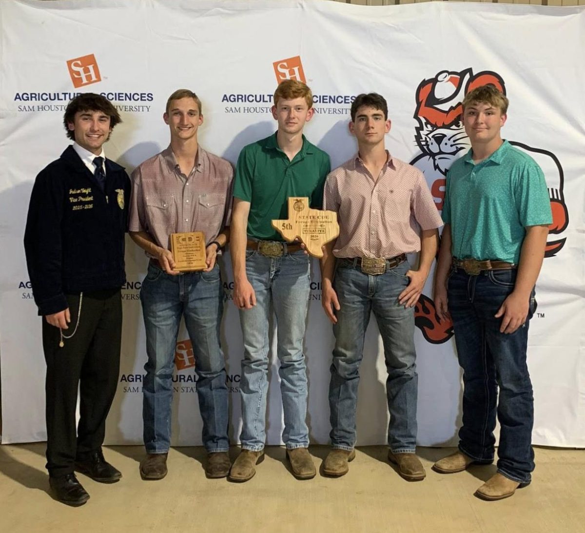 Hooks FFA Forage Team Secures Top-Five State Finish